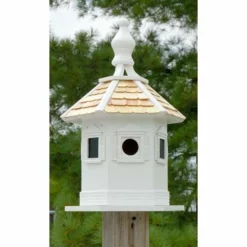 Home Bazaar Decorative Houses Enchantment White Bird House