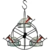 Parasol Hummingbird Feeders Ferris Wheel Hummingbird Feeder, Clear