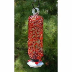 Parasol Filigree Hummingbird Feeder, Cinnabar Sprinkles Hummingbird Feeders