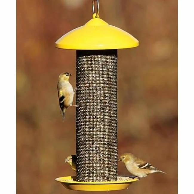 Stokes Select Hanging Feeders Finch Screen Mesh Yellow Bird Feeder 3 Stokes Select Hanging Feeders Finch Screen Mesh Yellow Bird Feeder