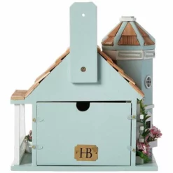 Home Bazaar Flower Pot Cottage Blue Bird House