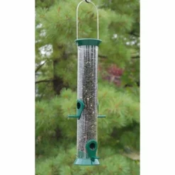 Droll Yankees New Generation 15" Bird Feeder, Green Hanging Feeders