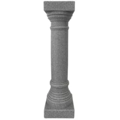 Emsco Group Lawn & Garden Greek Column Pedestal, Granite Colored, 32