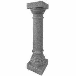 Emsco Group Lawn & Garden Greek Column Pedestal, Granite Colored, 32"H