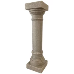 Emsco Group Greek Column Pedestal, Sandstone Colored, 32"H Lawn & Garden