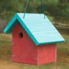 Woodlink Going Green Sloped Roof Red Wren House Hanging Houses