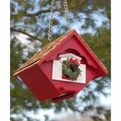 Home Bazaar Little Hanging Holiday Wren Cottage Decorative Houses