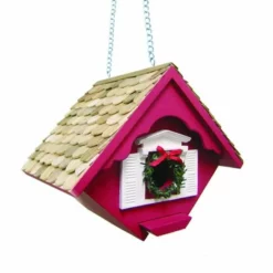 Home Bazaar Little Hanging Holiday Wren Cottage Decorative Houses