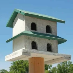 Bird In Hand Hanover Purple Martin House With 4-Rooms Post / Pole Mounted Houses