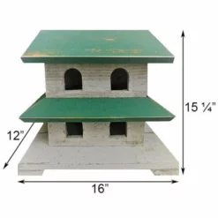 Bird In Hand Hanover Purple Martin House With 4-Rooms Post / Pole Mounted Houses