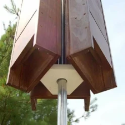 A Wing And A Prayer Hexagonal Bat House Pole Adapter