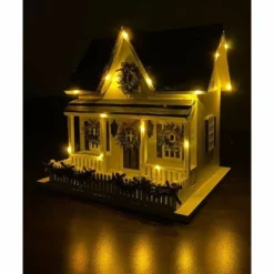 Home Bazaar Holiday Bird House With LEDs Post / Pole Mounted Houses