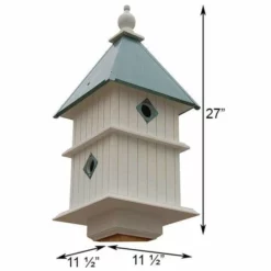 A Wing And A Prayer Holly Bird House With Verdigris Roof Decorative Houses