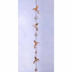 Ancient Graffiti Hummingbirds Decorative Hanging Chain