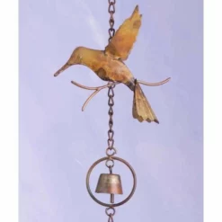 Ancient Graffiti Hummingbirds Decorative Hanging Chain