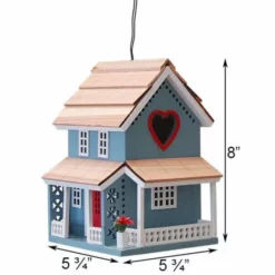 Home Bazaar Lover's Lane Cottage Bird House Decorative Houses