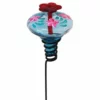 Parasol Hummingbird Feeders Mini-Blossom Botanica Staked Aqua Hummingbird Feeder