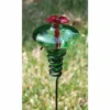 Parasol Mini-Blossom Green Hummingbird Feeder W/ Stake Hummingbird Feeders