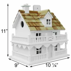 Home Bazaar Novelty Cottage Bird House With Bracket