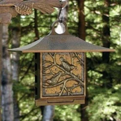 Whitehall Products Nuthatch Bronze Colored Suet Feeder Hanging Feeders