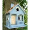 Home Bazaar Pacific Grove Light Blue Bird House Decorative Houses