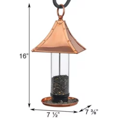 Good Directions Hanging Feeders Palazzo Coppertop Bird Feeder