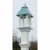 A Wing And A Prayer Decorative Feeders Pavilion Bird Feeder With Verdigris Roof