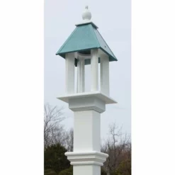 A Wing And A Prayer Decorative Feeders Pavilion Bird Feeder With Verdigris Roof