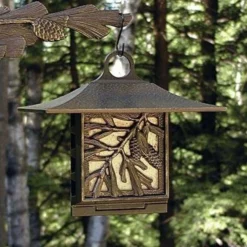 Whitehall Products Hanging Feeders Pinecone French Bronze Colored Suet Feeder