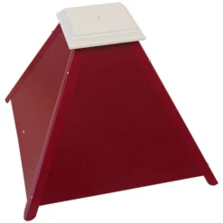 A Wing And A Prayer Plantation Bird House With Merlot Red Roof