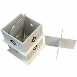 A Wing And A Prayer Plantation Bird House With Merlot Red Roof