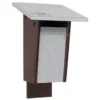 Green Meadow Houses & Feeders Polywood Gray And Brown Recycled Plastic Sparrow Resistant Bluebird House