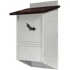 Green Meadow Houses & Feeders Polywood Recycled Plastic Triple Chamber Bat House, 40 Bats