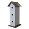 Green Meadow Houses & Feeders Post / Pole Mounted Houses Polywood Recycled Plastic Vertical Triple Wren House