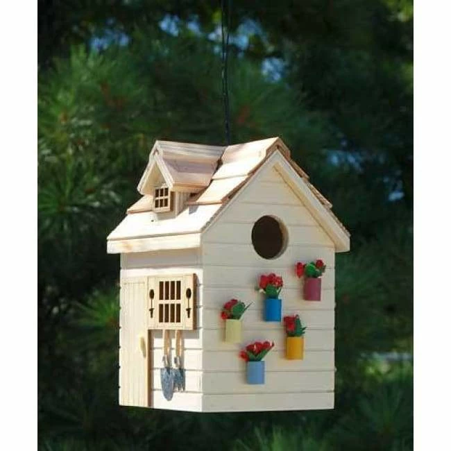 Home Bazaar Decorative Houses Potting Shed Bird House 3 Home Bazaar Decorative Houses Potting Shed Bird House