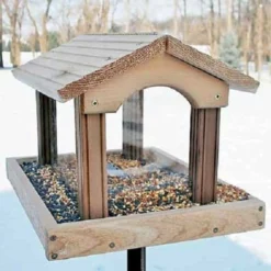 Woodlink Professional Series Large Cedar Hopper Bird Feeder