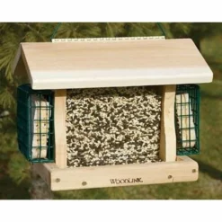 Woodlink Hanging Feeders Professional Series Premier Cedar Seed And Suet Bird Feeder