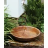 Ancient Graffiti Rain Chain Receptacle, Flamed Copper Lawn & Garden