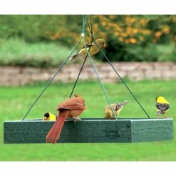 Woodlink Recycled Plastic Platform Bird Feeder Hanging Feeders