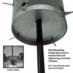 Woodlink Hanging Feeders Rustic Farmhouse Mesh Silo Bird Feeder