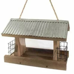 Woodlink Rustic Farmhouse Ranch Seed And Suet Bird Feeder Hanging Feeders