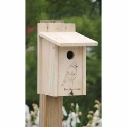 BestNest Seasonal Bluebird House Post / Pole Mounted Houses