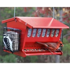 Heritage Farms Hanging Feeders Seeds & More Double Sided Bird Feeder
