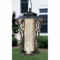 Whitehall Products Hanging Feeders Silhouette French Bronze Colored Bird Feeder