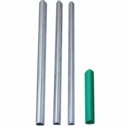 S&K Mfg Bird House Accessories S&K Telescoping Aluminum Tri-Pole With Ground Socket