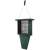 Songbird Essentials Suet Feeder With Tail Prop, Green Hanging Feeders