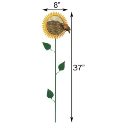 Heritage Farms Post / Pole Mounted Houses Sunflower Staked Bird Feeder