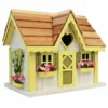 Home Bazaar Sweetheart Cottage Bird House 2 Home Bazaar Sweetheart Cottage Bird House