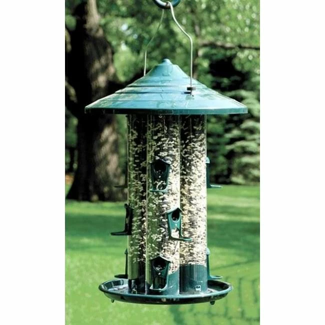 Woodlink Hanging Feeders Triple Tube Bird Feeder 3 Woodlink Hanging Feeders Triple Tube Bird Feeder