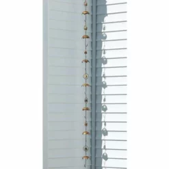 Ancient Graffiti Lawn & Garden Umbrella And Bell Rain Chain, Flamed Copper